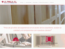 Tablet Screenshot of carpinteriapinilla.com
